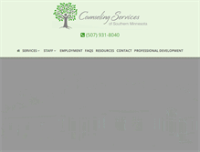 Tablet Screenshot of counseling-services.org